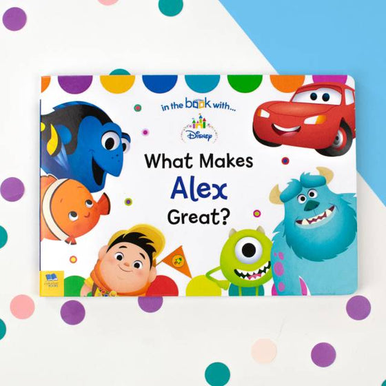 Disney What Makes Me Great Board Book Personalized Childrens Books