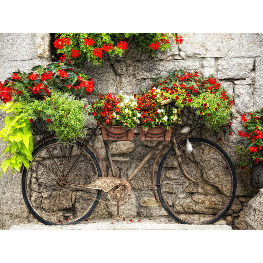 Rusty Bicyclette Outdoor Canvas Art - Premier Home & Gifts