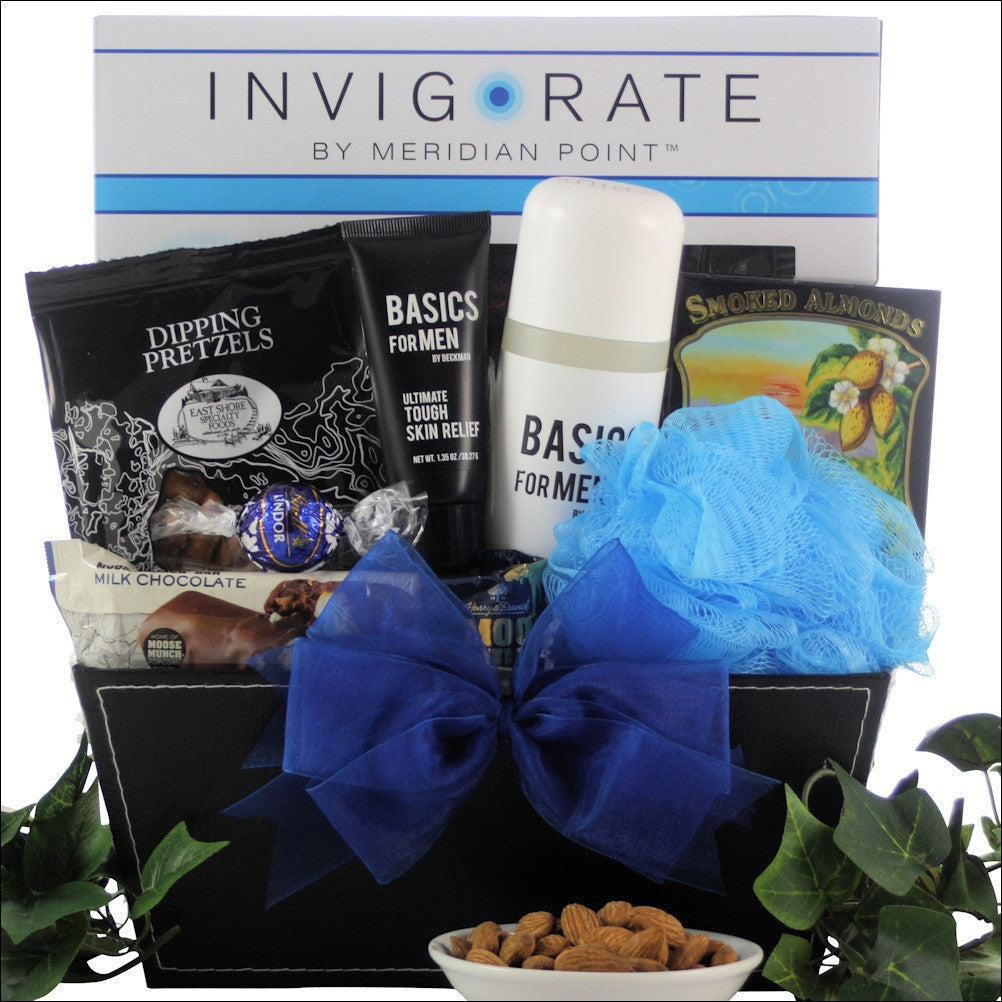 Just For Men Spa Gift Basket - Premier Home & Gifts