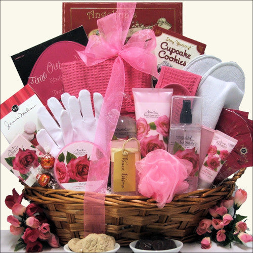 Rose Spa Haven Gift Basket - Premier Home & Gifts