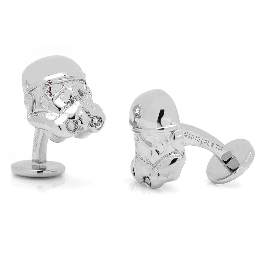 3D Stormtrooper Head Cufflinks