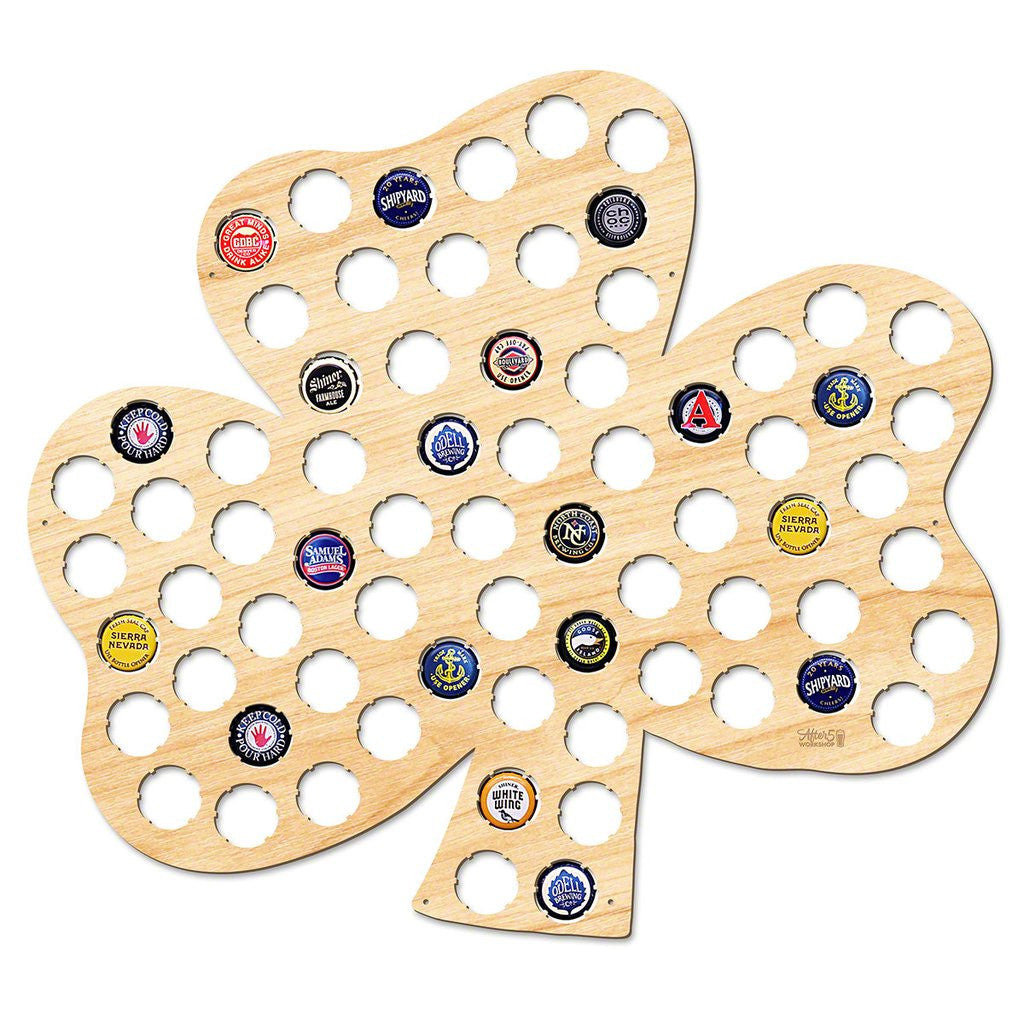 Shamrock Beer Cap Sign - Premier Home & Gifts