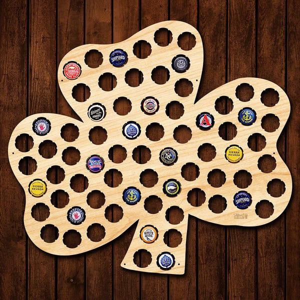 Shamrock Beer Cap Sign - Premier Home & Gifts