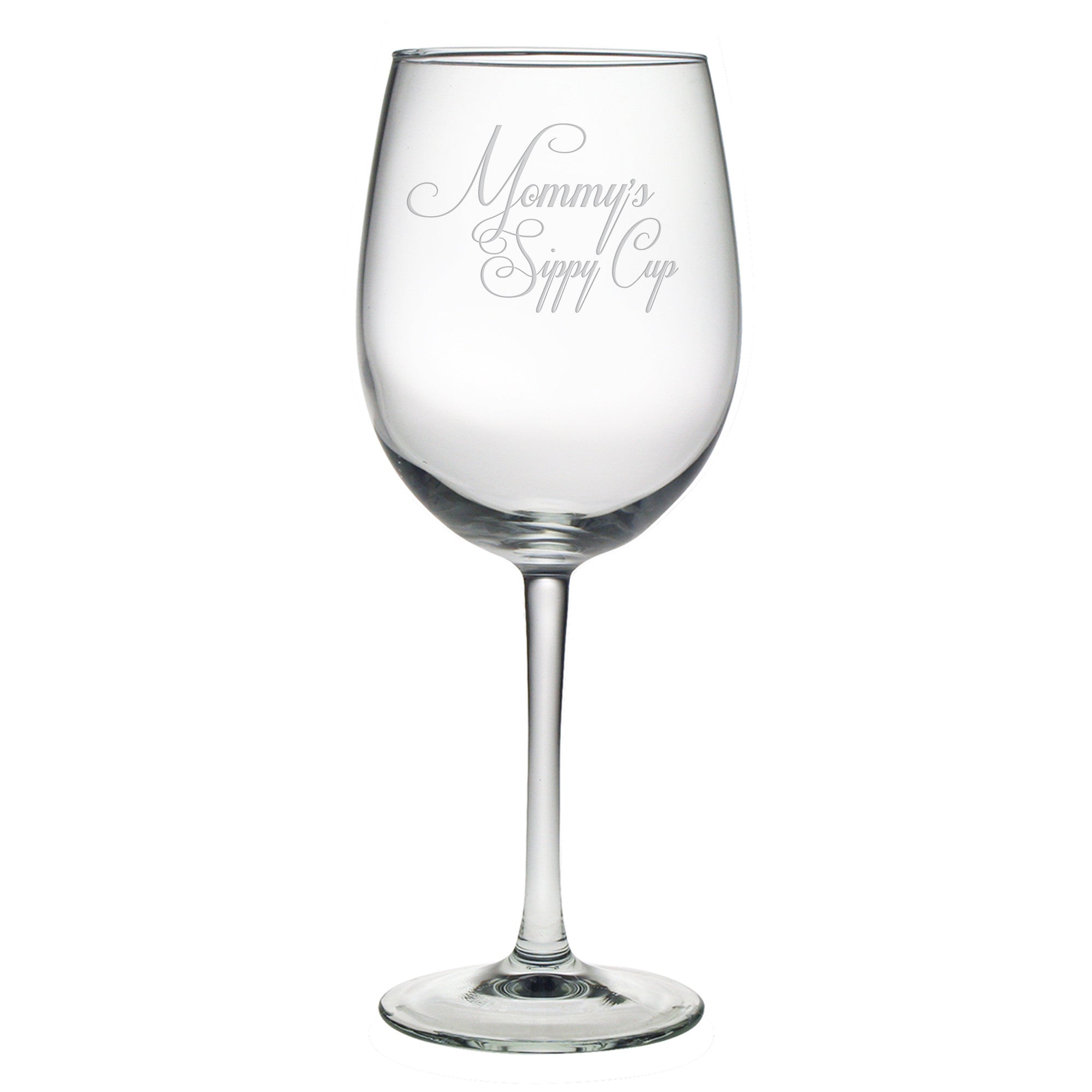 Masters 19 oz. Stemless Etched Wine Glass - Set of Two