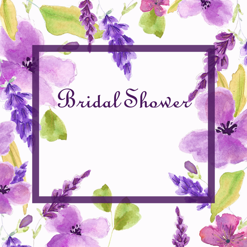 Sweet Violet Bridal Shower Personalized Candle - Party Favors Wedding Favors Bridal Shower Gifts