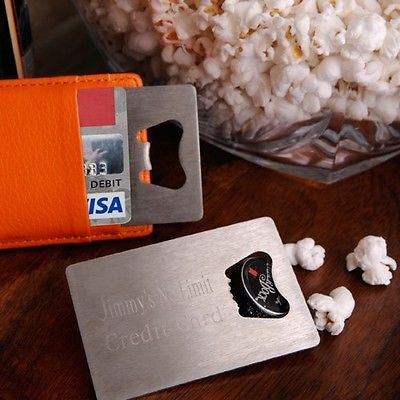 Credit Card Bottle Opener ~ Personalized