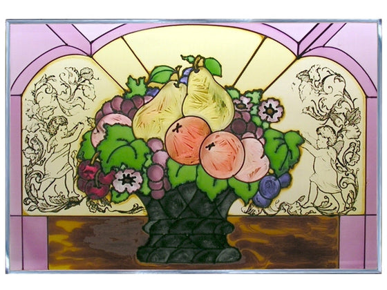 Fruit Basket Stained Glass Art