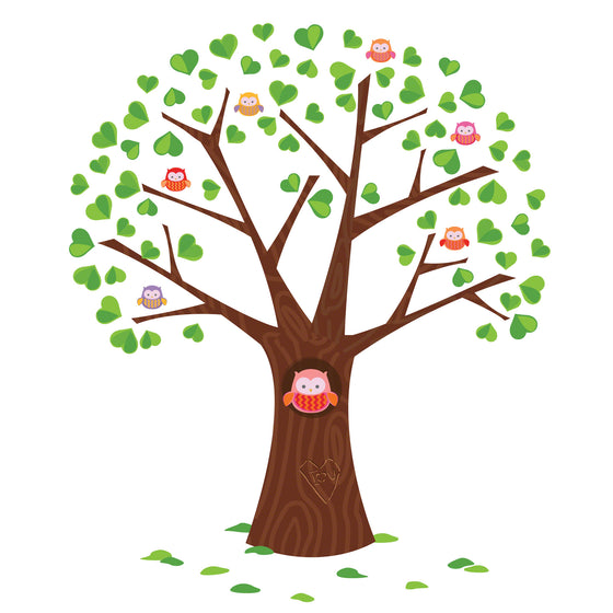  I Heart Owls Wall Decals
