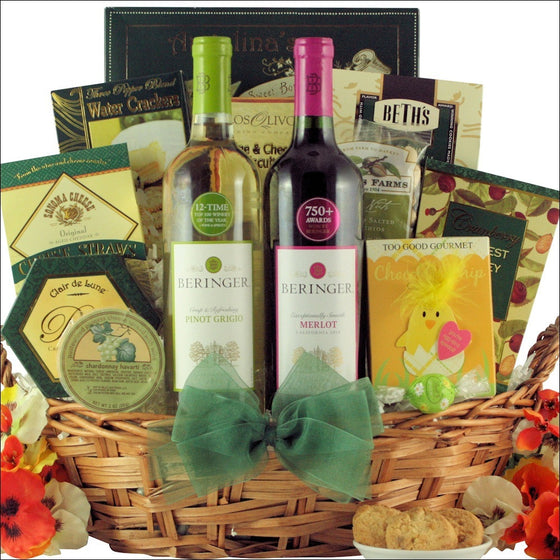 Beringer California Collection Easter Wine Duet Gift Basket