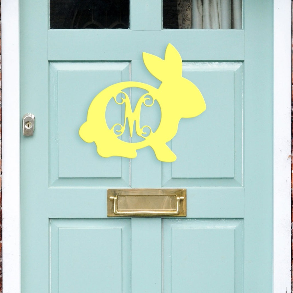 Bunny Wood Monogram - Easter Decor - Spring Decor - Easter Decorations