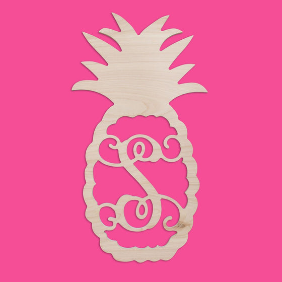 Pineapple Wood Monogram - Pineapple Home Decor