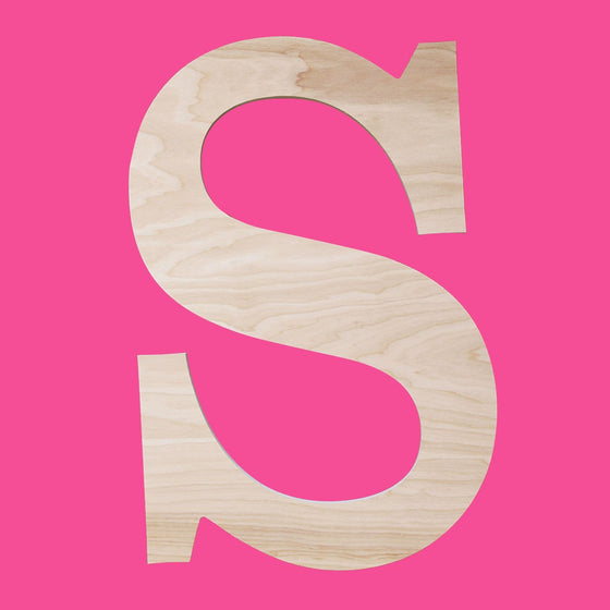 Classic Initial Wood Monogram - Monogrammed Gifts