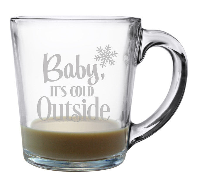 Baby It's Cold Outside Coffee Mugs ~ Set of 4