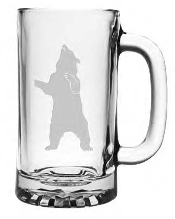 Bear Standing Beer Mug - Set of 4 Mugs