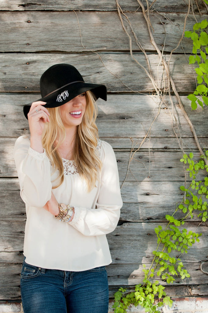 Floppy Wool Hat - Black | Premier Home & Gifts
