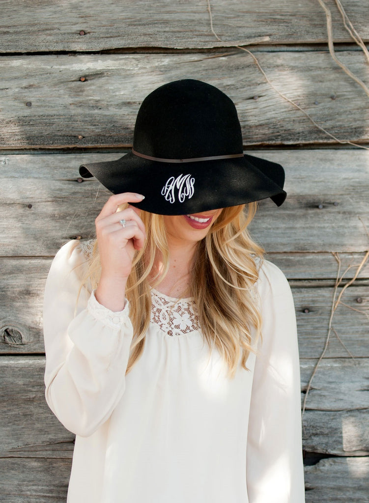 Floppy Wool Hat - Black | Premier Home & Gifts