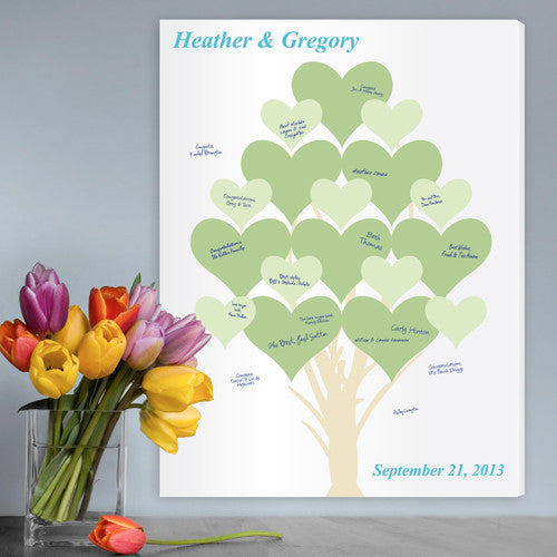 Branches of Love Signature Canvas Print
