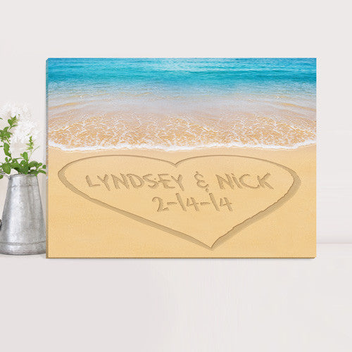 Caribbean Sea with Heart Print ~ Personalized
