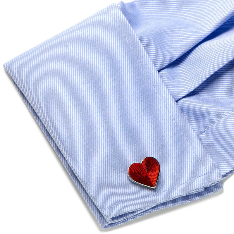 Red Heart Cufflinks - Premier Home & Gifts