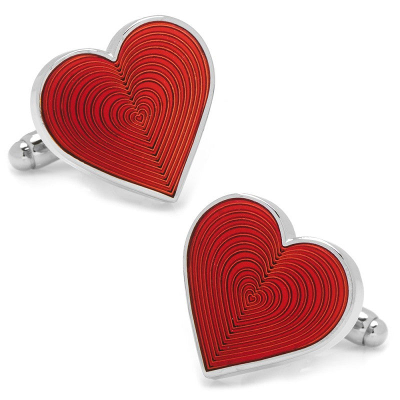 Red Heart Cufflinks - Premier Home & Gifts