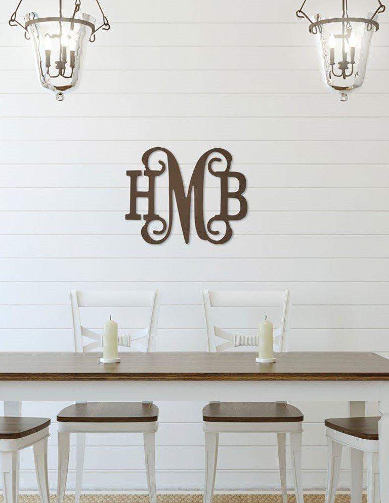 Classic Wood Monogram - Monogrammed Decor