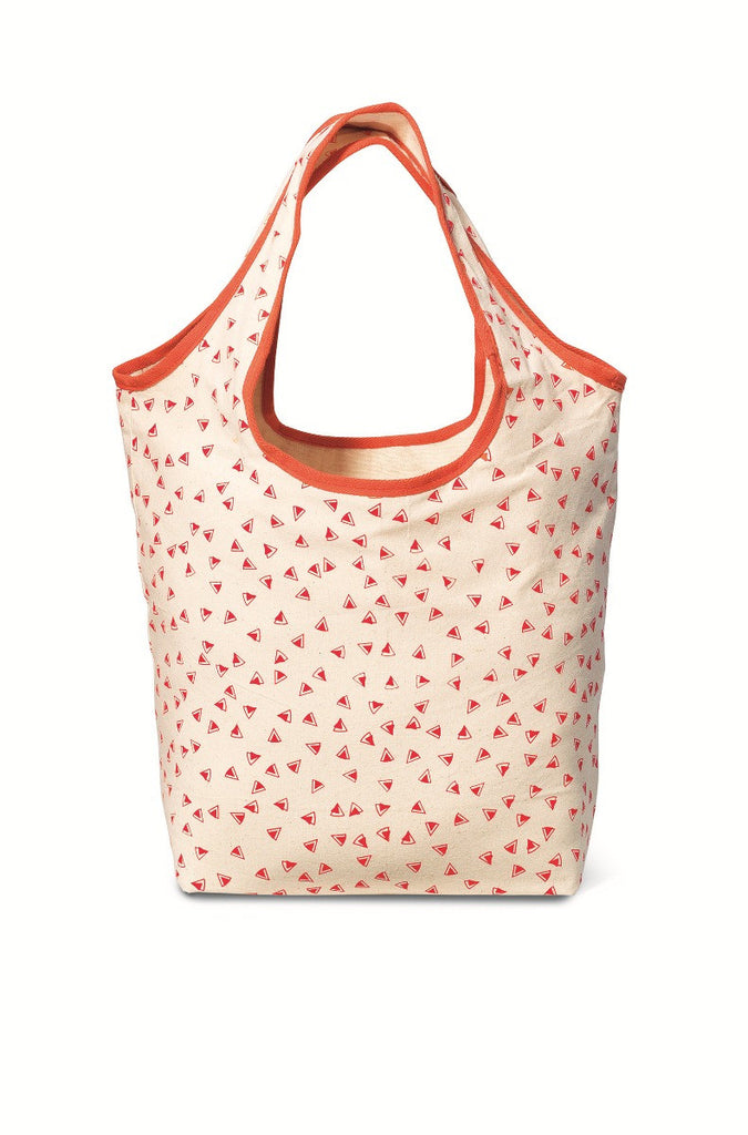 Reversible Cotton Tote Bag - Coral | Premier Home & Gifts