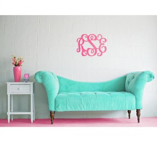 Scroll Wood Monogram - Monogrammed Gifts