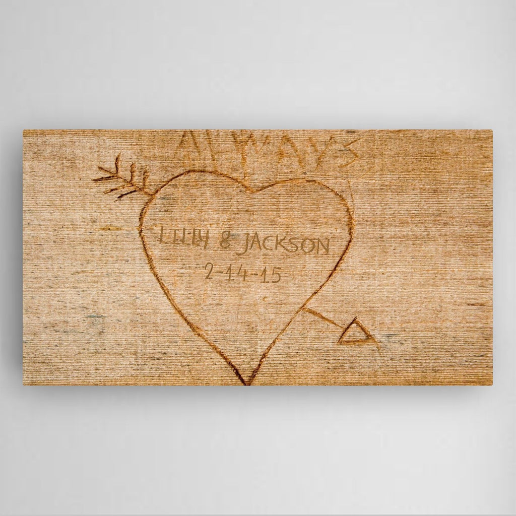 Cupid's Arrow Canvas Print ~ Personalized