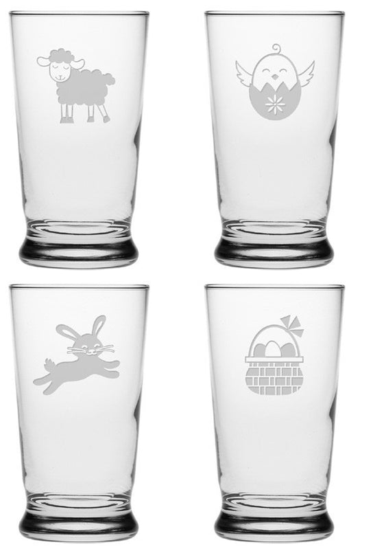 Cute Easter Juice Glasses