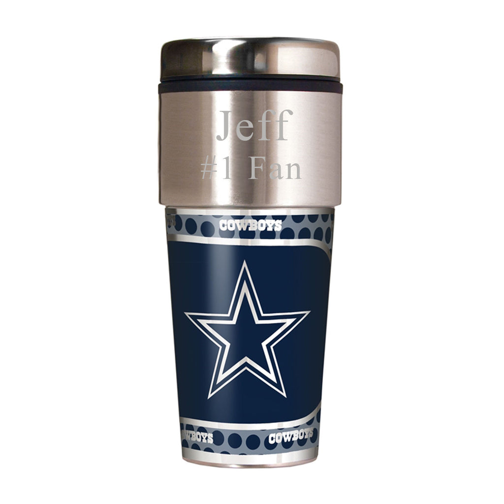 NFL Travel Tumbler ~ Engraved - Dallas Cowboys