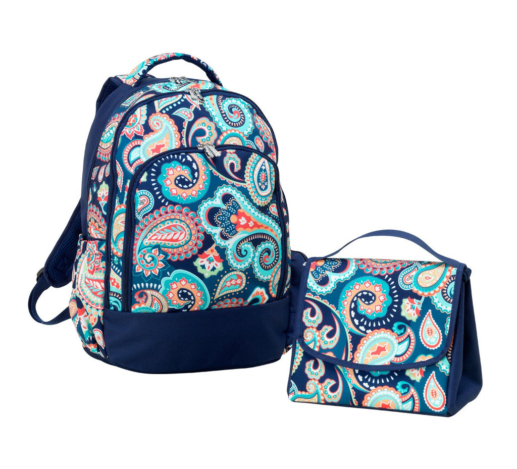 Emerson Paisley Personalized Lunch Bag - Premier Home & Gifts