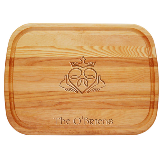 Claddagh Personalized Serving Wood Board