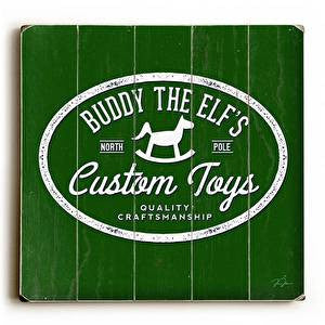 Buddy's Toys Wood Sign