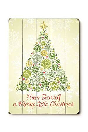 Merry Little Christmas Wood Sign