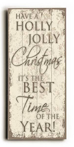 Holly Jolly Wood Sign