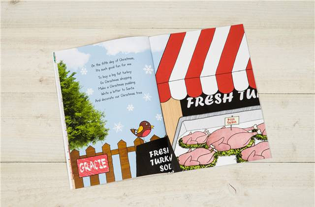 12 Days of Christmas Book - Personalized with Child's Name