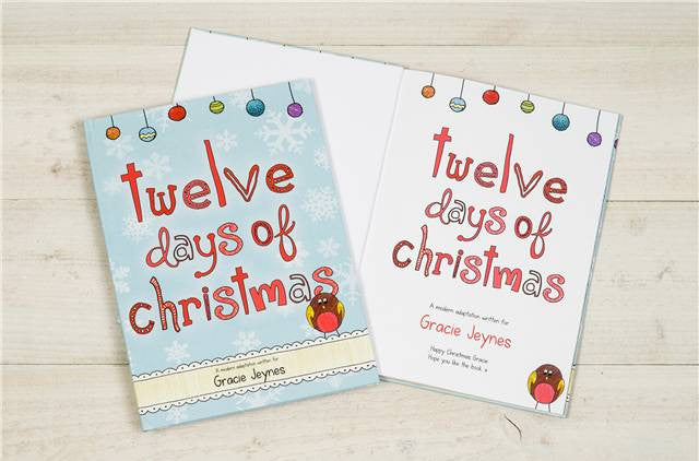 12 Days of Christmas Book - Personalized with Child's Name