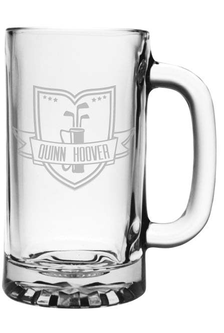 Golf Beer Mug - Personalized - Set of 4