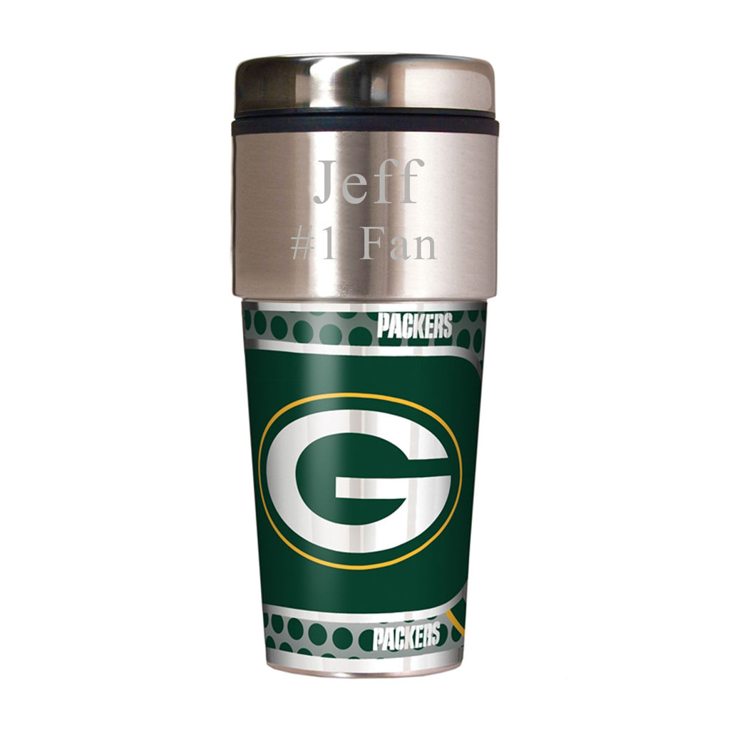 NFL Travel Tumbler ~ Engraved - Green Bay Packers