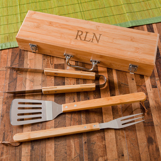 Bamboo Grilling BBQ Set