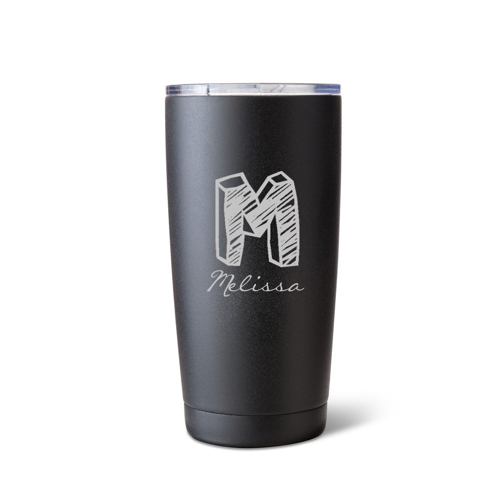 Teacher Black Matte Double Wall Insulated Tumbler