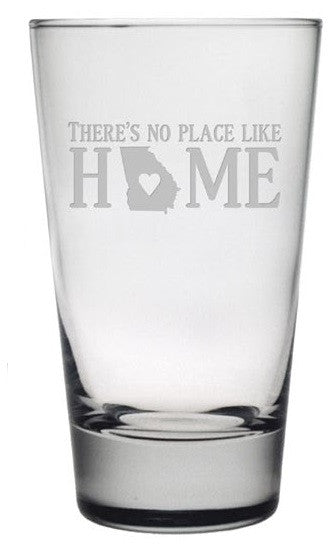 No Place Like Home Highball Glasses ~ Set of 4