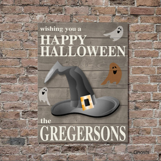 Halloween Canvas Wall Art - Witch's Hat | Premier Home & Gifts