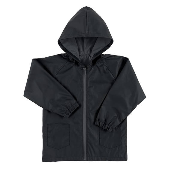 Kids' Rain Jacket - Black - Monogrammed Kids Gifts
