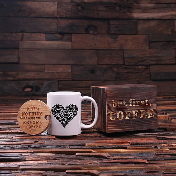 But First, Coffee Heart Coffee Gift Set - Premier Home & Gifts
