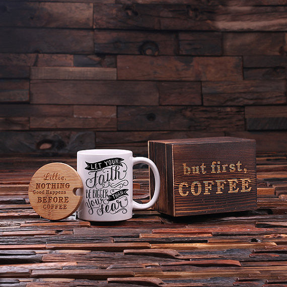 But First, Coffee Faith Coffee Gift Set - Premier Home & Gifts