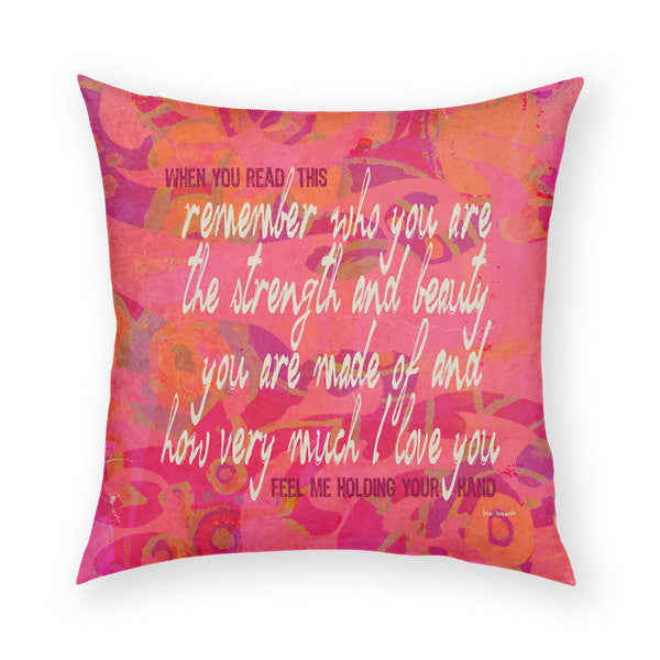 Remember Who You Are Throw Pillow