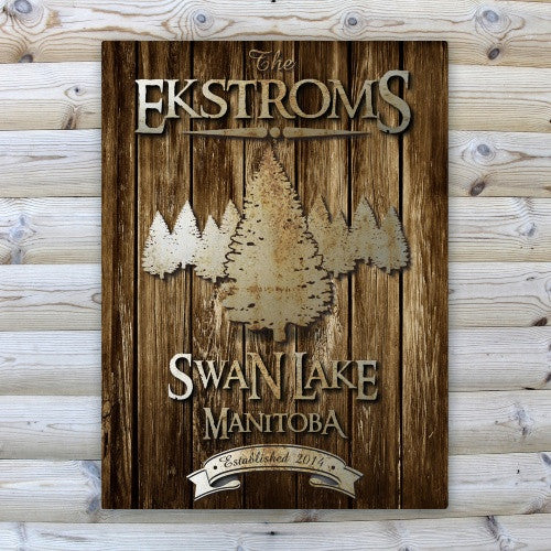 Rustic Cabin & Lake House Canvas Prints