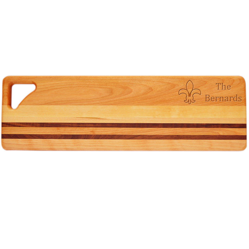 Fleur de Lis Long Serving Board