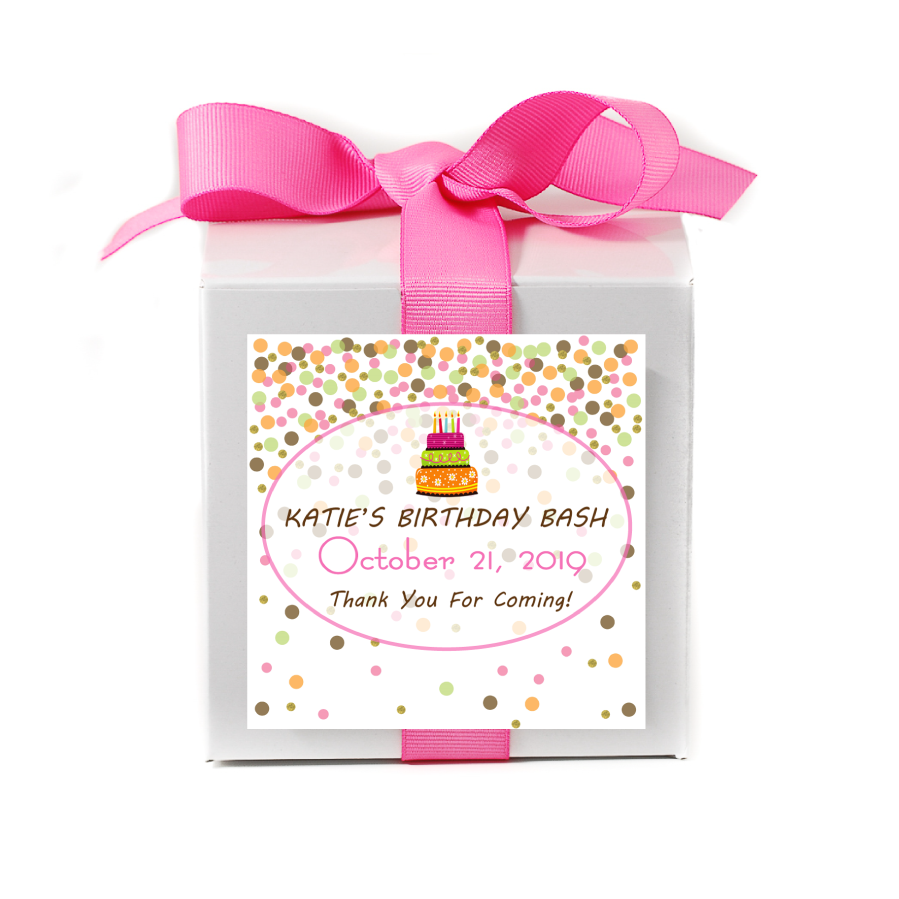 Bop Confetti Birthday Bash Personalized Candle - Birthday Gifts - Premier Home & Gifts